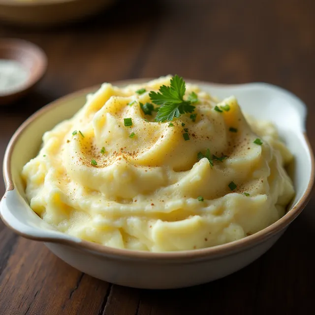 Red Garlic Mashed Potatoes