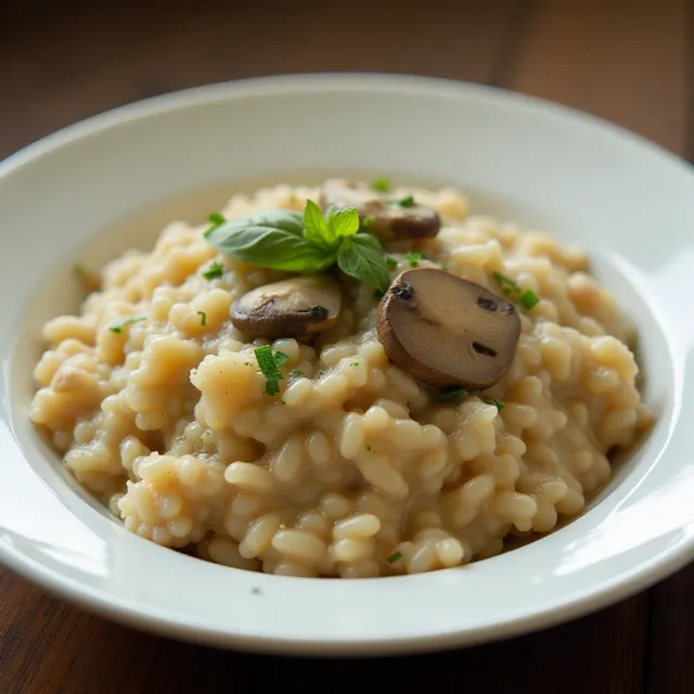 Creamy Mushroom Risotto