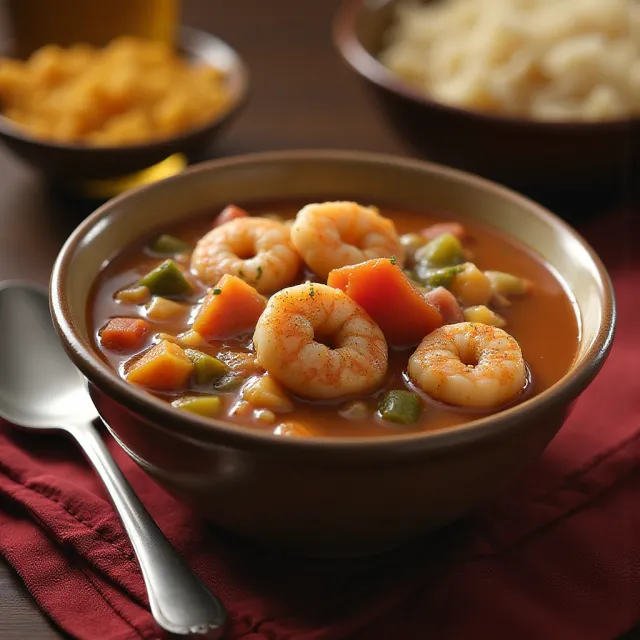 Sausage and Shrimp Gumbo