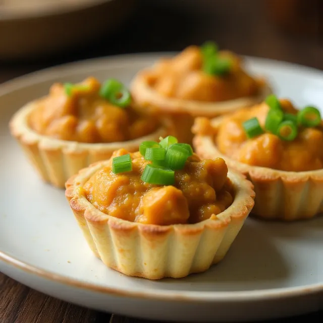 Butter Chicken Tarts