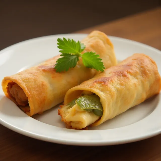 Easy Chile Relleno Egg Rolls