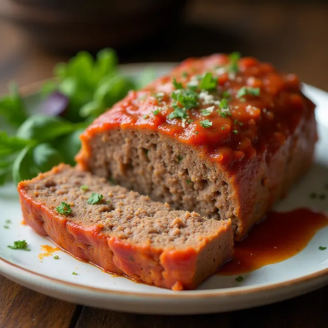 Low-Carb Meatloaf with Pork Rinds