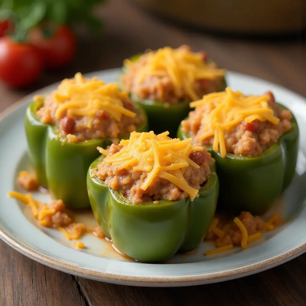 Sausage and Rice Stuffed Peppers