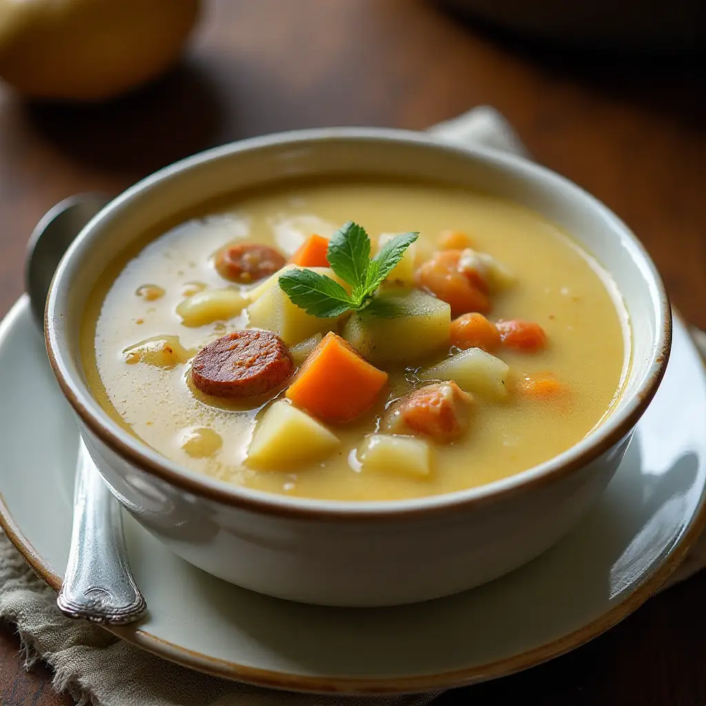 Creamy Cajun Potato Soup