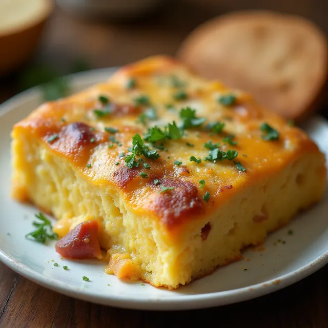 Bagel and Cheese Bake