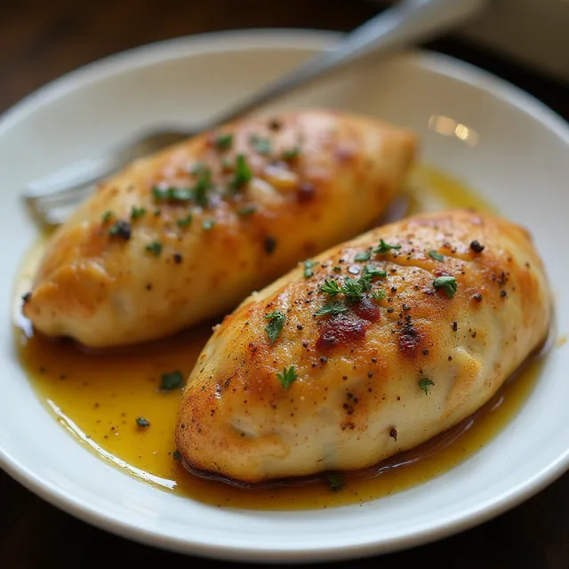 Baked Split Chicken Breast
