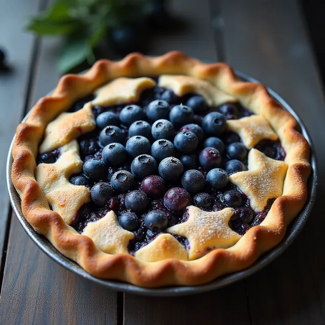 Finnish Blueberry Pie