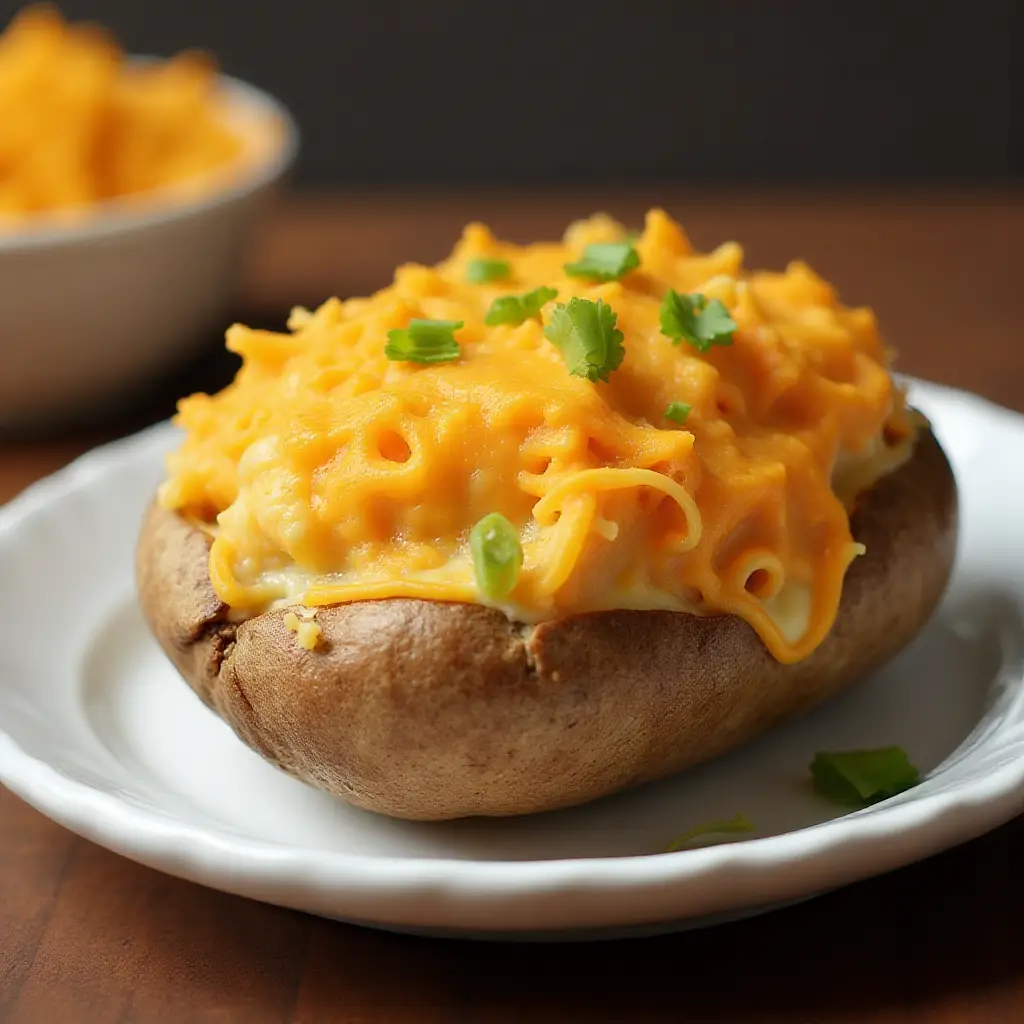 Buffalo Chicken Twice-Baked Potatoes