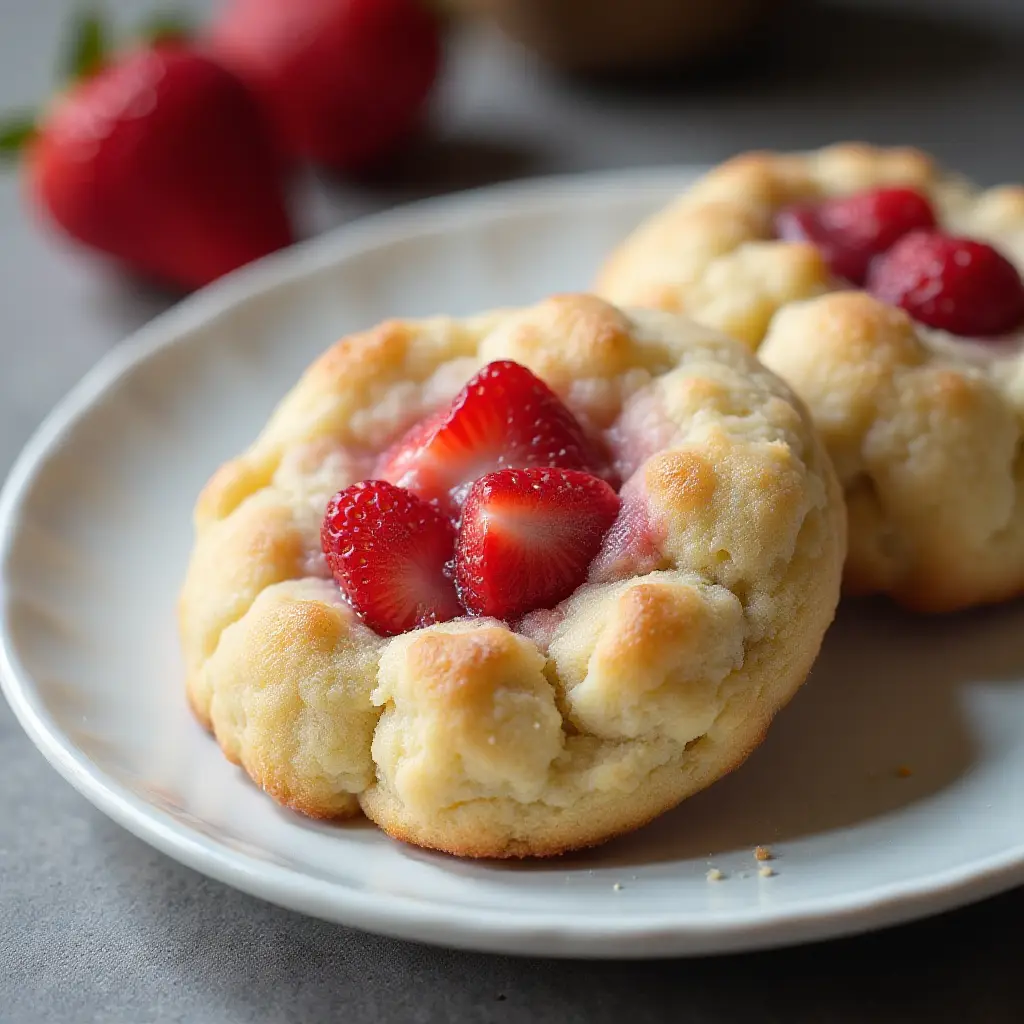 Strawberry Shortcake Cookies