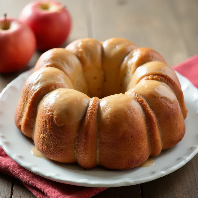 Apple-Walnut Cinnamon Roll Monkey Bread