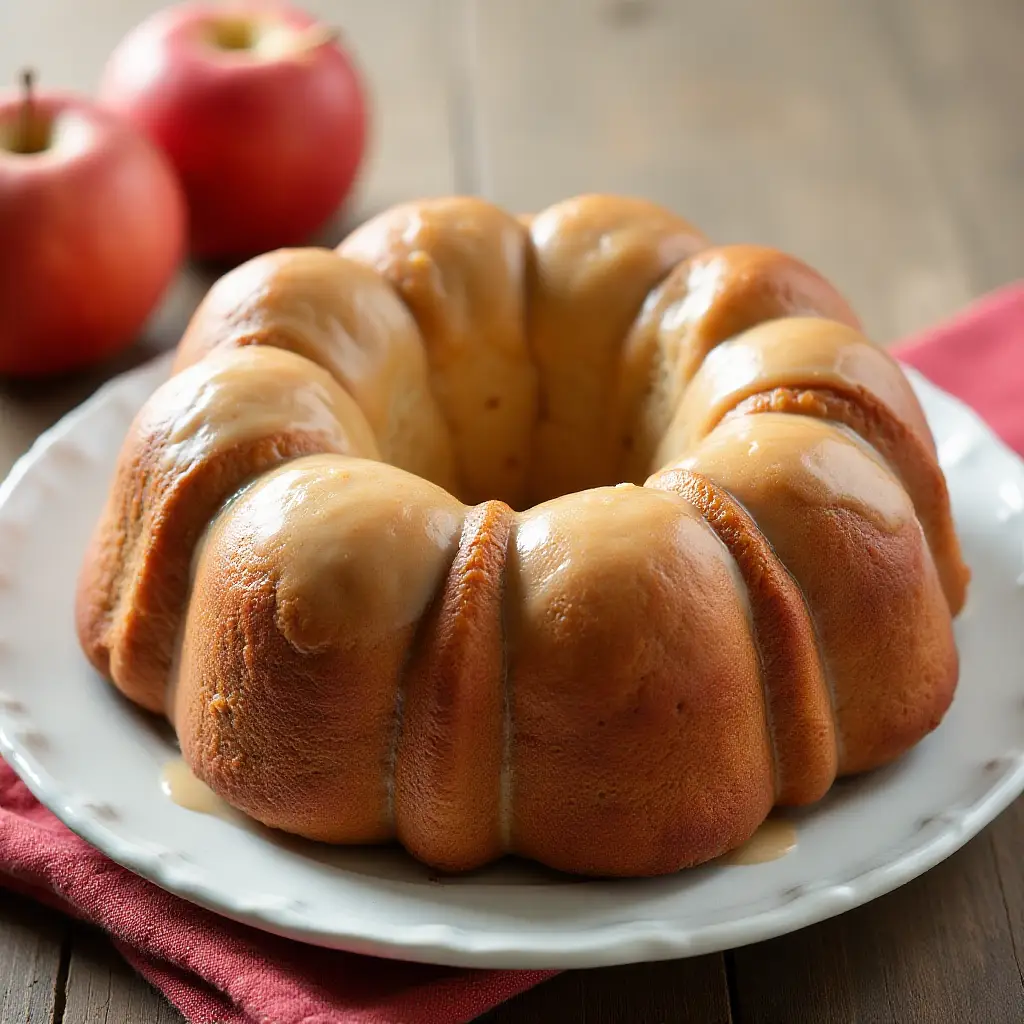 Apple-Walnut Cinnamon Roll Monkey Bread