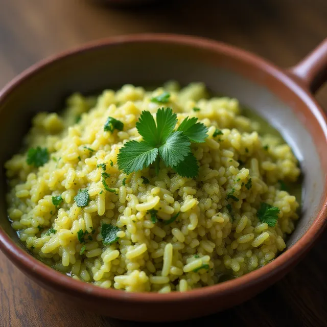 Arroz Verde with Hatch Chiles