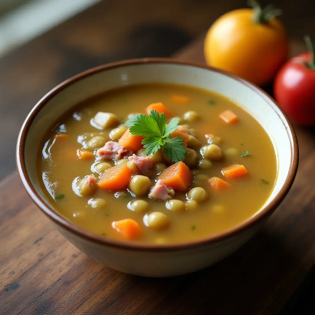 Split Pea Soup with Ham