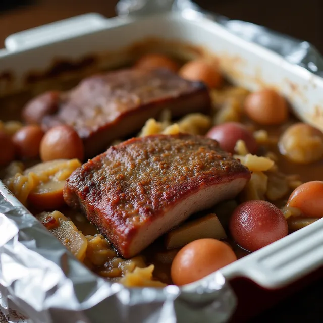 Spareribs and Sauerkraut