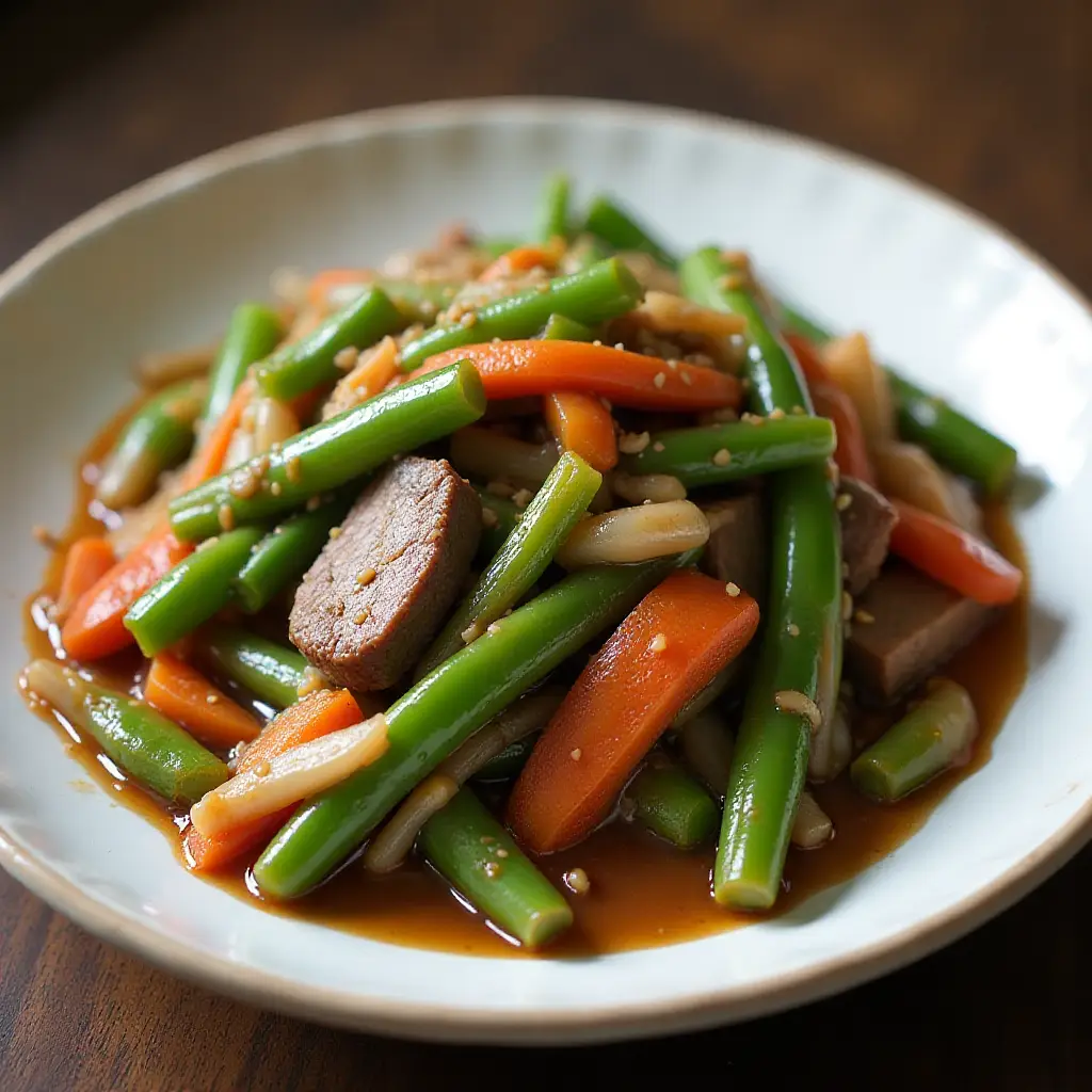 Beef and Green Bean Stir Fry