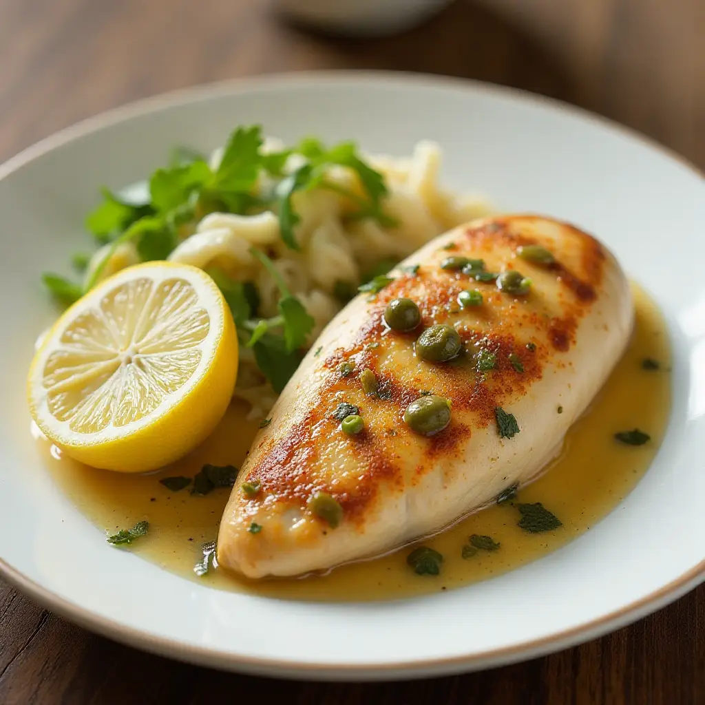 Chicken with Lemon-Caper Sauce