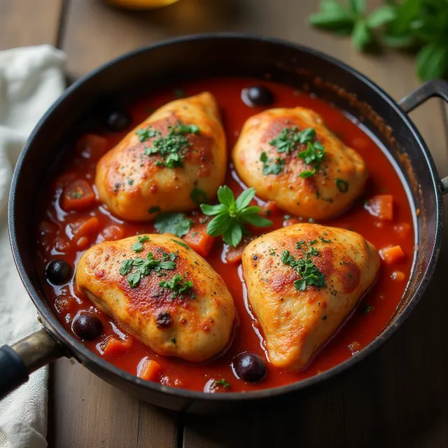Italian Chicken Cacciatore