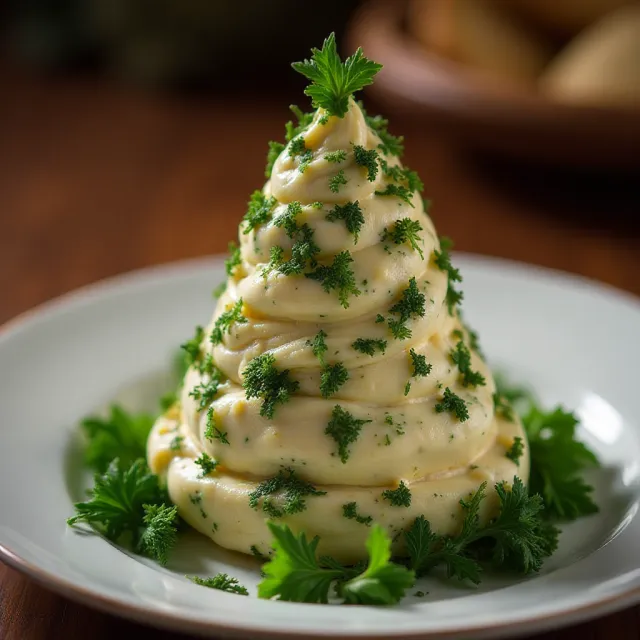 Cream Cheese, Havarti, and Parmesan Herbed Christmas Tree