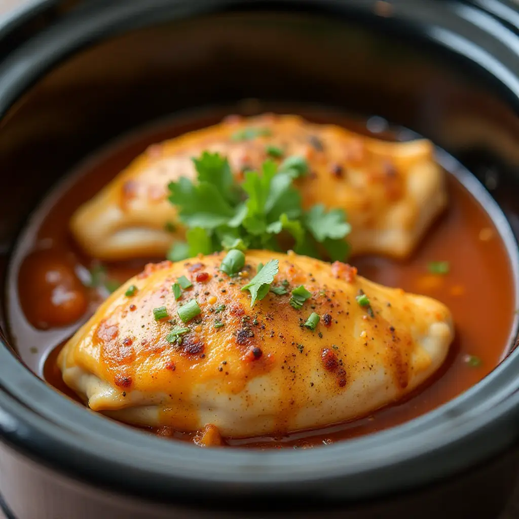 Slow Cooker Mojo Chicken