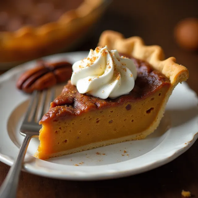 Pumpkin Pecan Pie