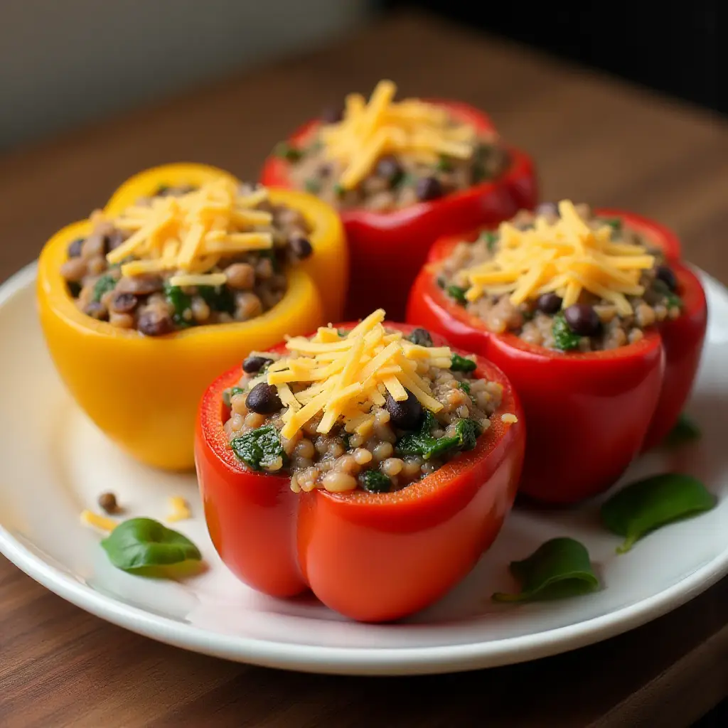 Black Bean Stuffed Peppers
