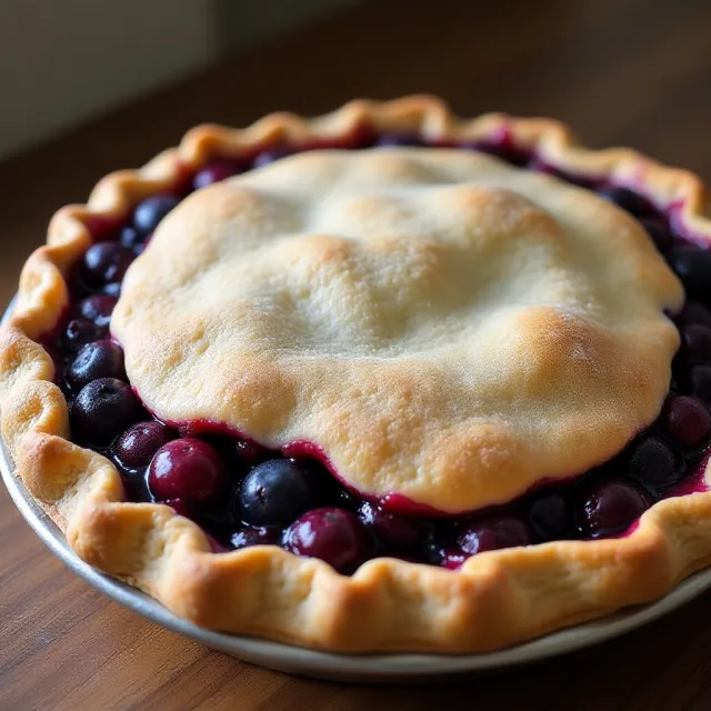 Cherry Blueberry Pie