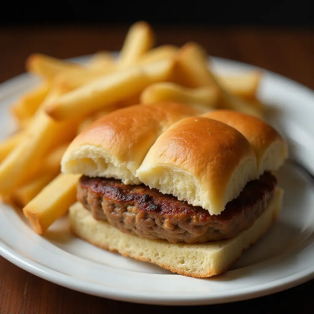Almost White Castle Hamburgers