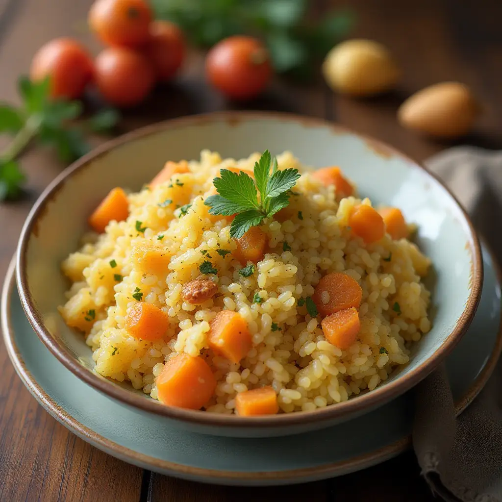 Apricot Almond Pilaf