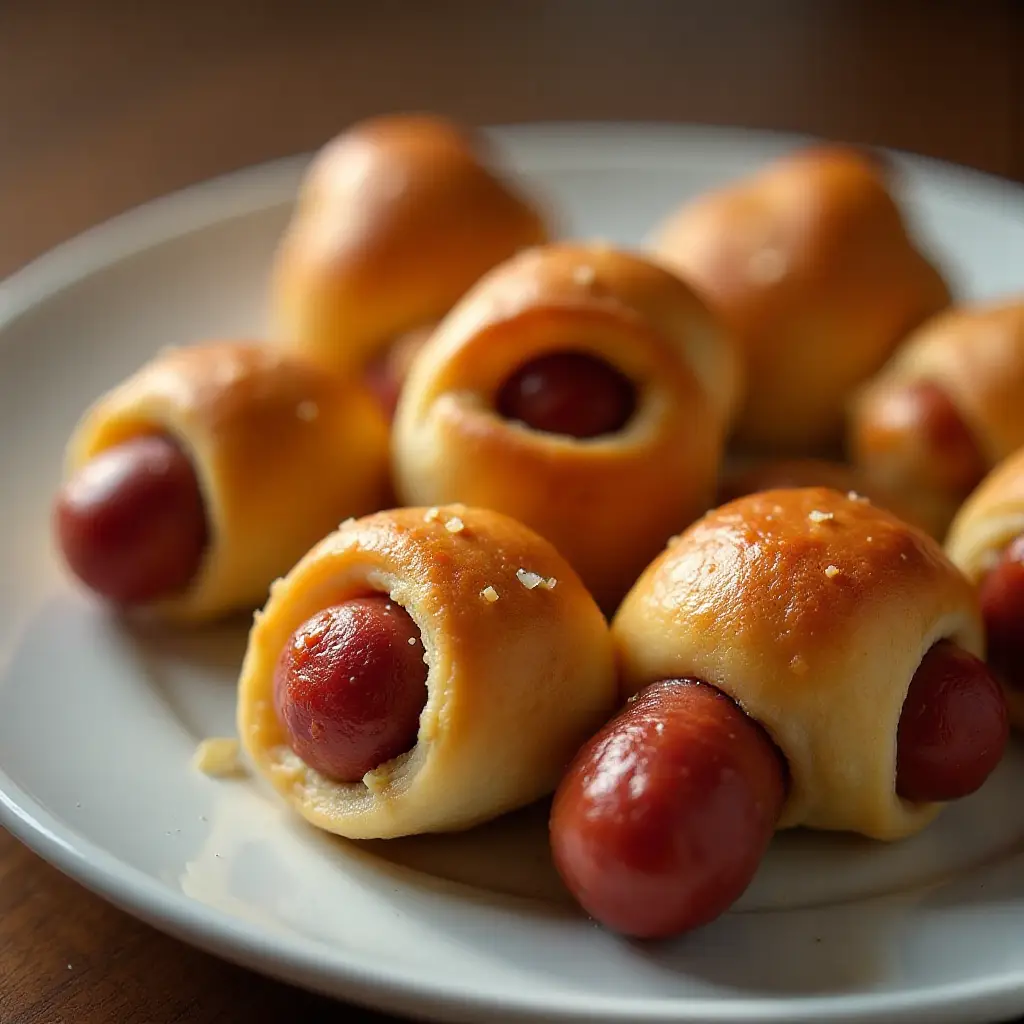 Pretzel Bratwurst Bites