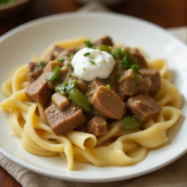 Marlene's Beef Stroganoff