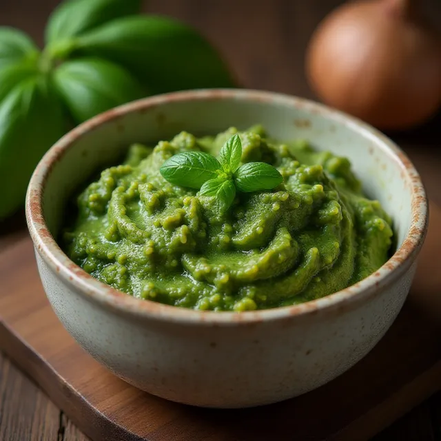 Pesto Genovese (Authentic Italian Basil Pesto)