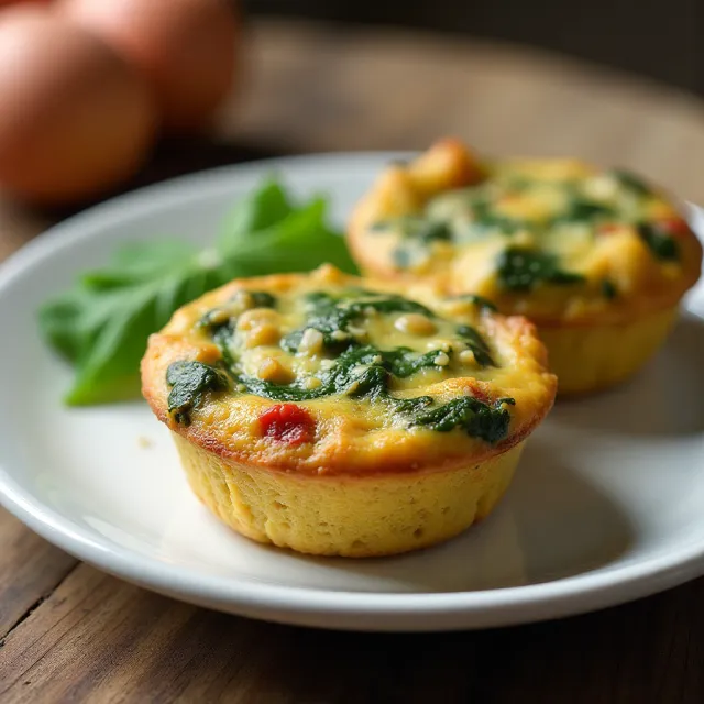 Mini Vegetarian Frittatas