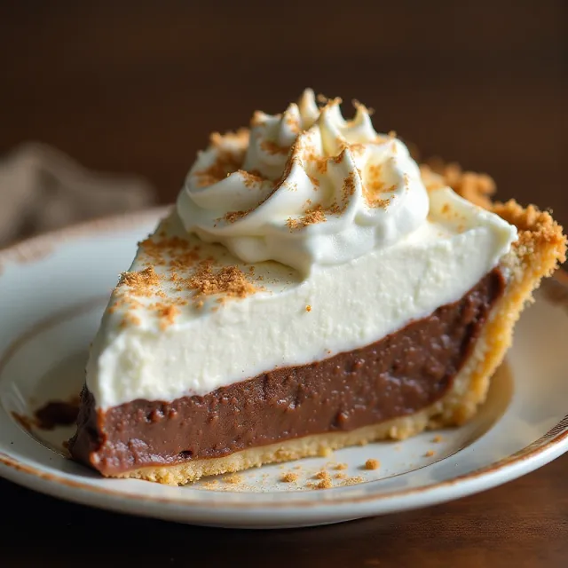 Coconut (Haupia) and Chocolate Pie
