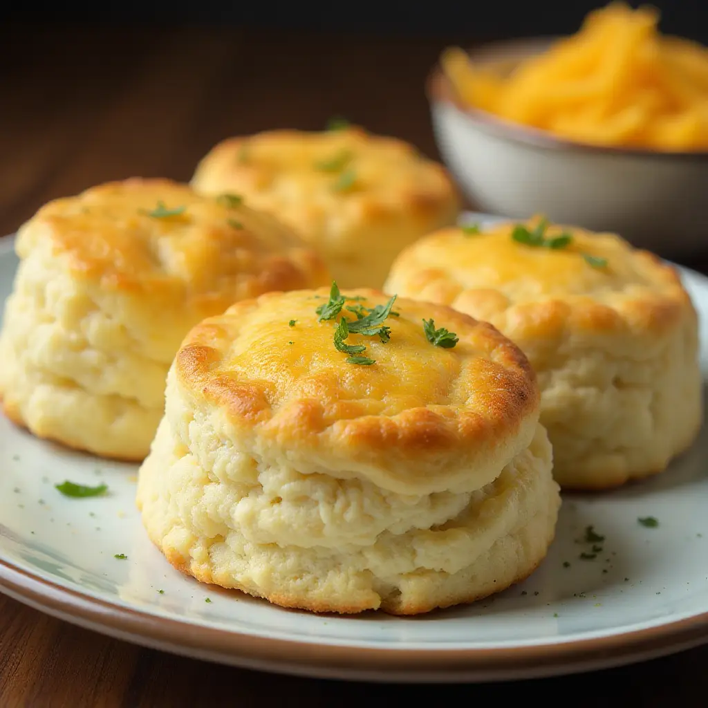 Cheese-Garlic Biscuits