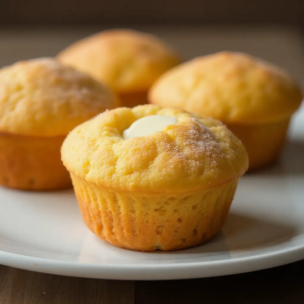 Sweet and Easy Cornbread Muffins