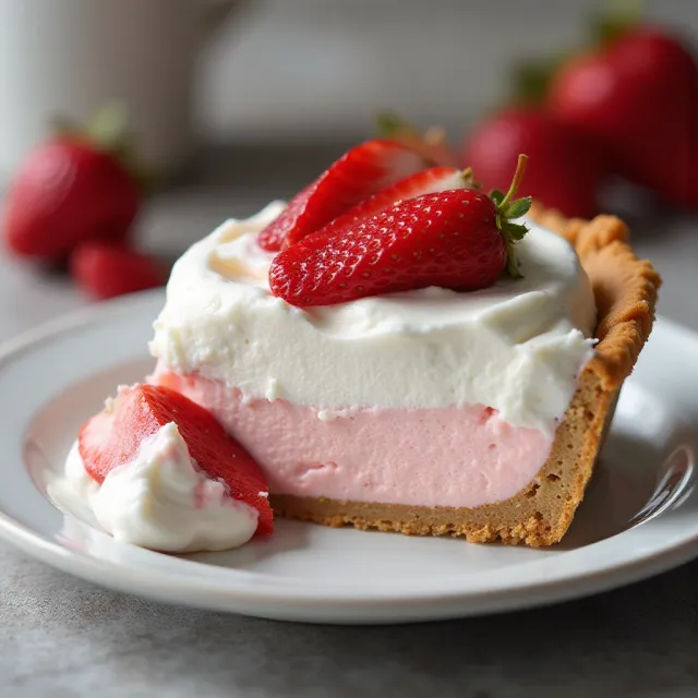 Strawberry Chiffon Pie