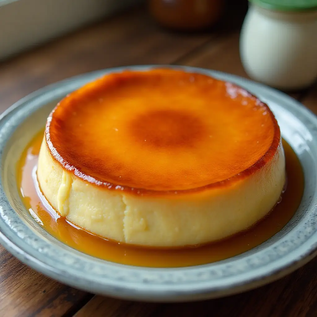 Super Easy Cream Cheese Flan