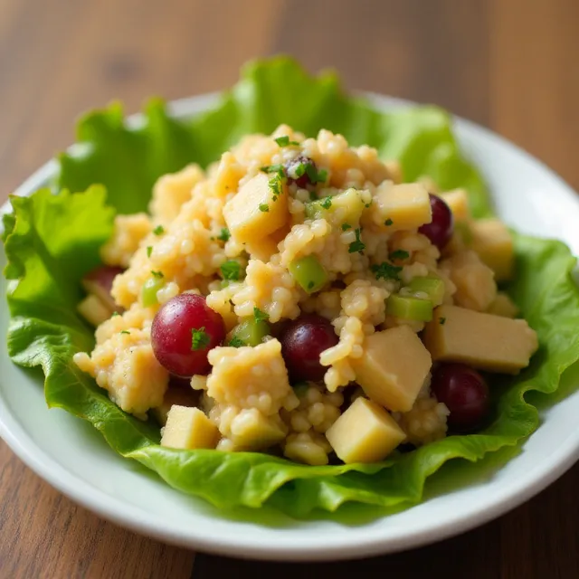 Chicken, Rice, and Fruit Salad