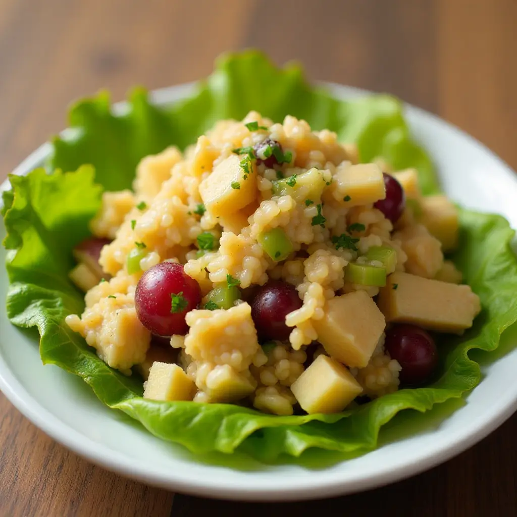 Chicken, Rice, and Fruit Salad