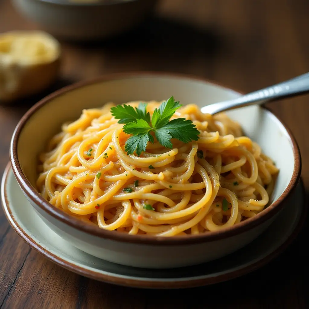 Easy Parmesan Garlic Ramen