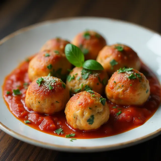 Italian Tofu Meatballs
