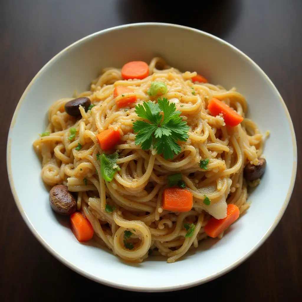 Tsao Mi Fun (Taiwanese Fried Rice Noodles)