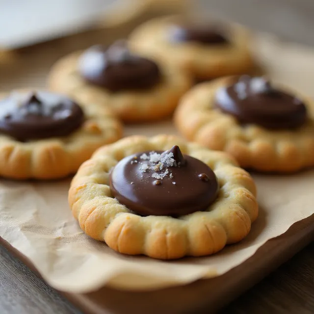 Salted Caramel Ritz Cookies