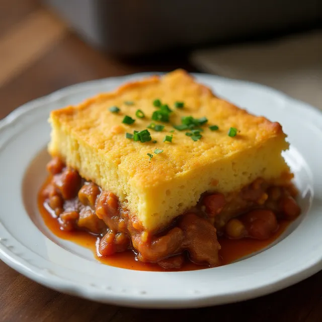 Sloppy Joe Cornbread Casserole