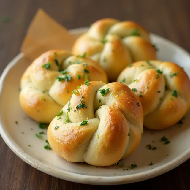 2-Ingredient Dough Garlic Knots