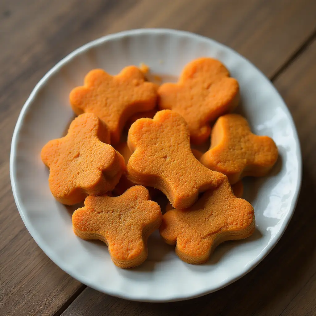 Peanut Butter and Carrot Dog Treats