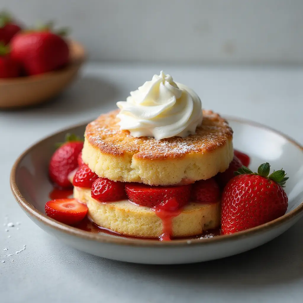 Skillet Strawberry Shortcake