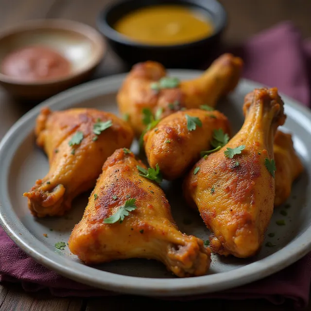 Indian Masala Chicken Wings
