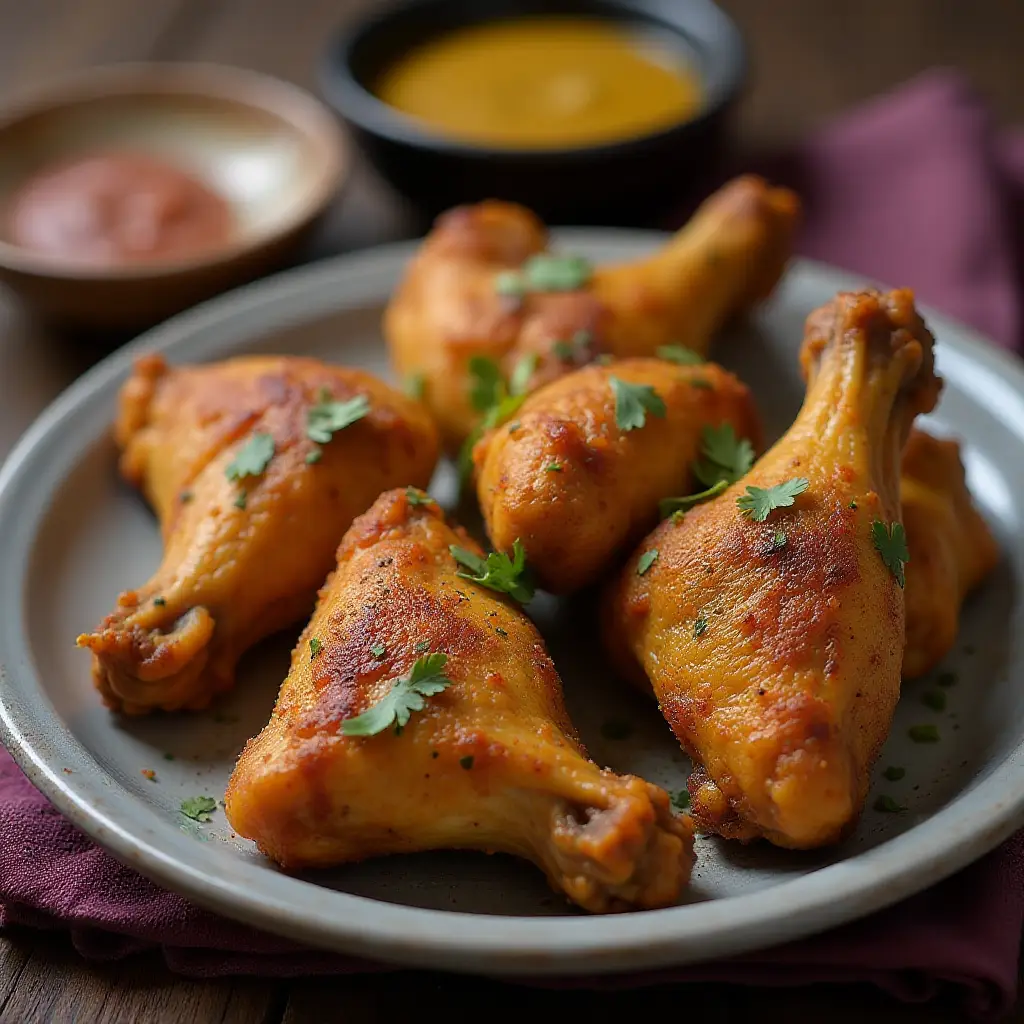 Indian Masala Chicken Wings