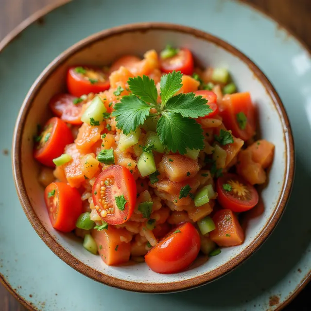 Vinagrete (Brazilian Tomato Slaw)